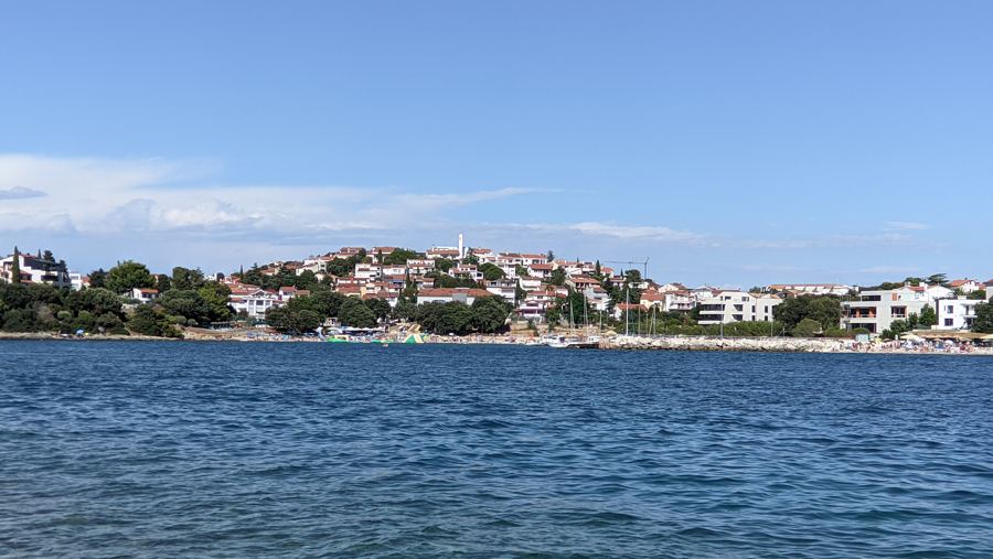 The bay of Pješčana Uvala on a sunny day